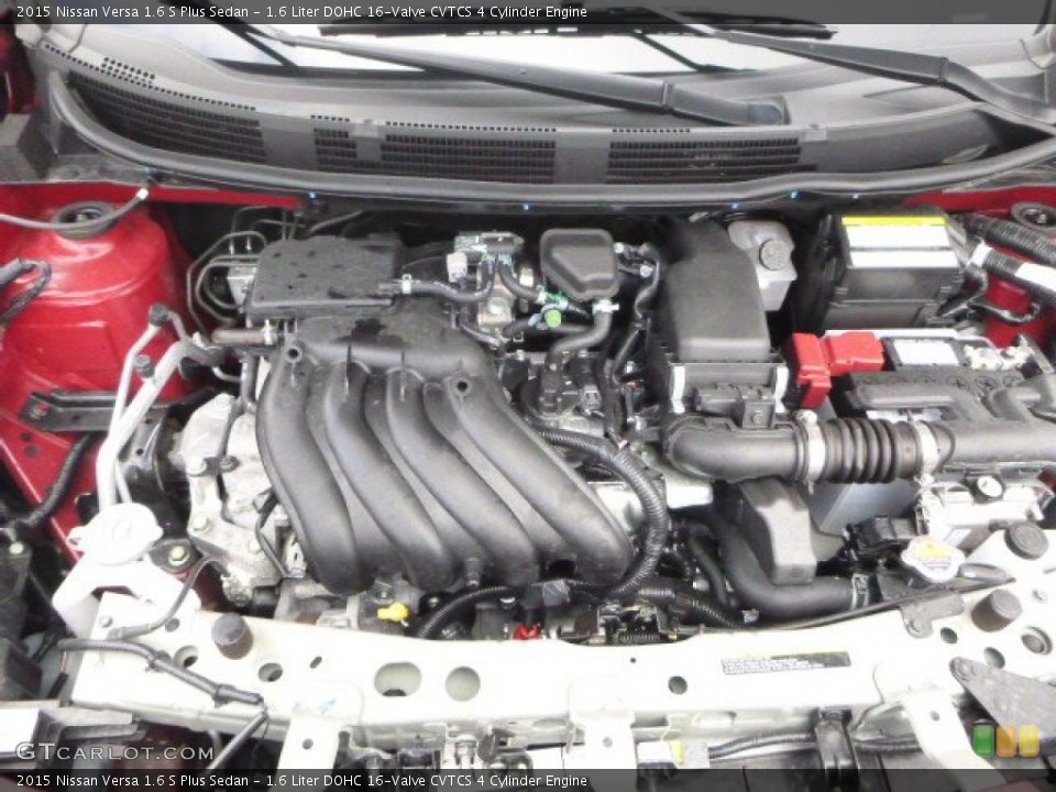 1.6 Liter DOHC 16-Valve CVTCS 4 Cylinder 2015 Nissan Versa Engine