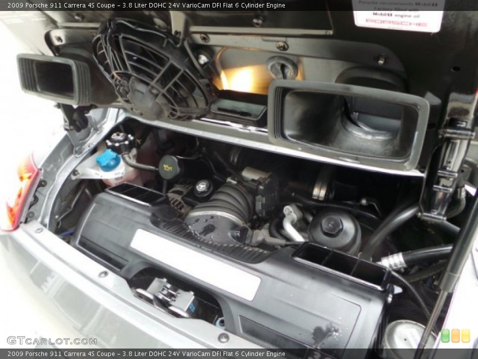 3.8 Liter DOHC 24V VarioCam DFI Flat 6 Cylinder Engine for the 2009 Porsche 911 #99920239