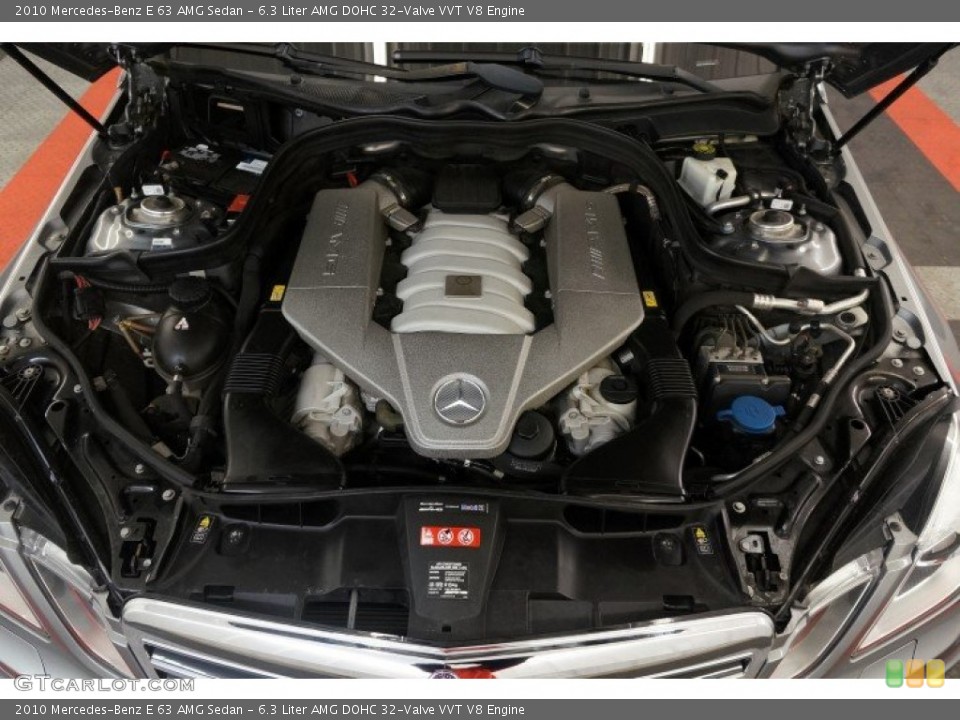 6.3 Liter AMG DOHC 32-Valve VVT V8 2010 Mercedes-Benz E Engine