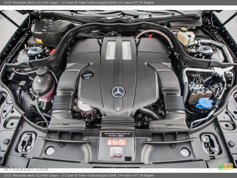 3.0 Liter DI Twin-Turbocharged DOHC 24-Valve VVT V6 Engine for the 2015 Mercedes-Benz CLS #99993595