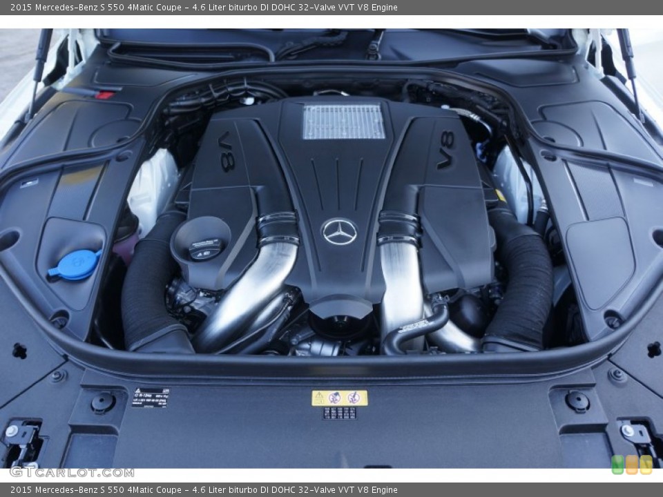 4.6 Liter biturbo DI DOHC 32-Valve VVT V8 Engine for the 2015 Mercedes-Benz S #99997354