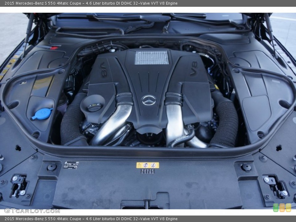 4.6 Liter biturbo DI DOHC 32-Valve VVT V8 Engine for the 2015 Mercedes-Benz S #99999667