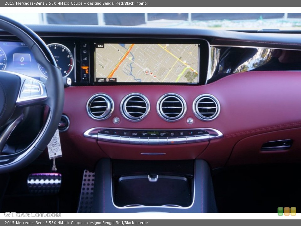 designo Bengal Red/Black Interior Controls for the 2015 Mercedes-Benz S 550 4Matic Coupe #100000186