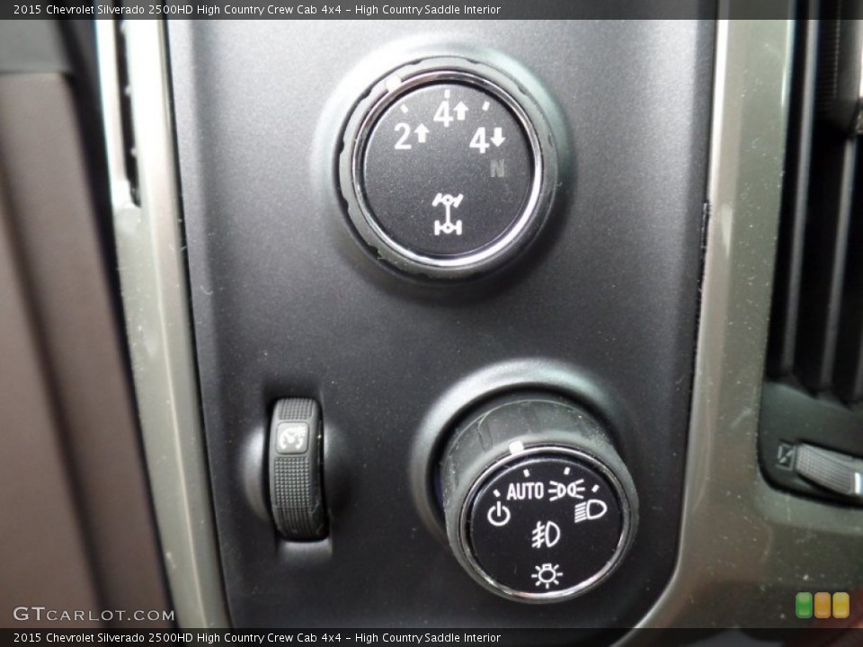 High Country Saddle Interior Controls for the 2015 Chevrolet Silverado 2500HD High Country Crew Cab 4x4 #100001386