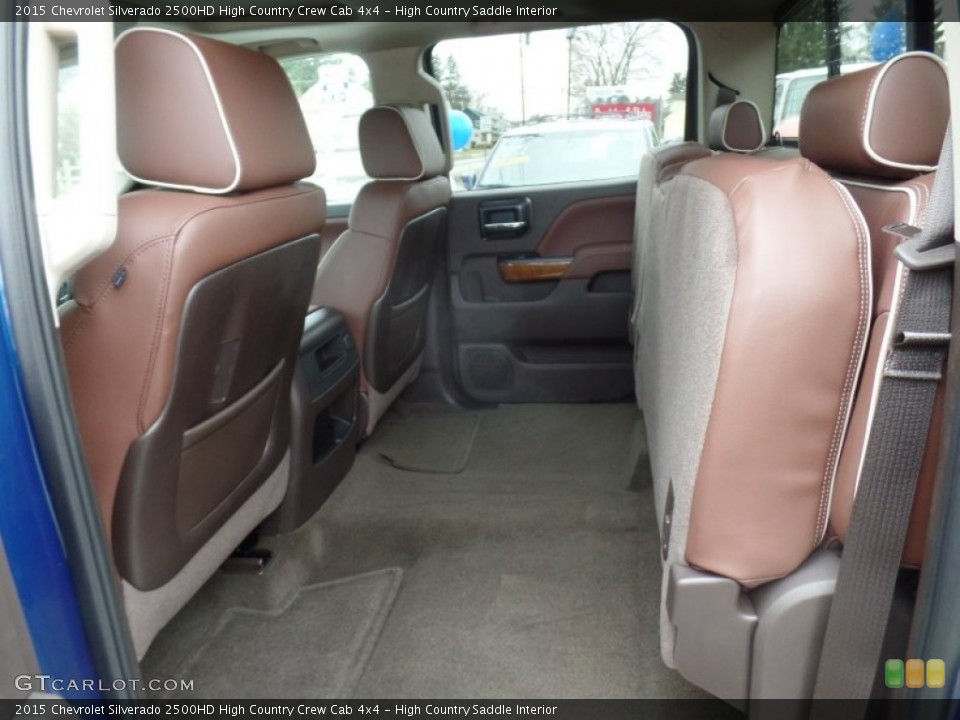High Country Saddle Interior Rear Seat for the 2015 Chevrolet Silverado 2500HD High Country Crew Cab 4x4 #100002058