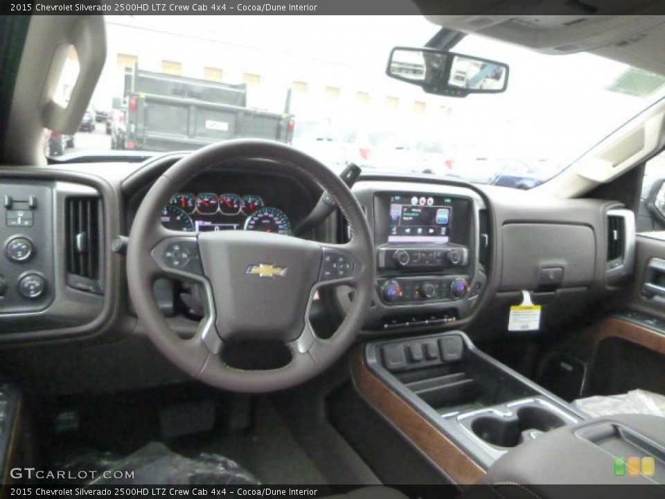 Cocoa/Dune Interior Dashboard for the 2015 Chevrolet Silverado 2500HD LTZ Crew Cab 4x4 #100002079