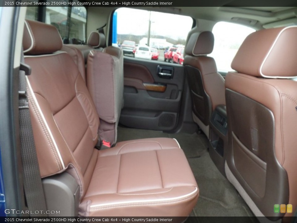 High Country Saddle Interior Rear Seat for the 2015 Chevrolet Silverado 2500HD High Country Crew Cab 4x4 #100002205