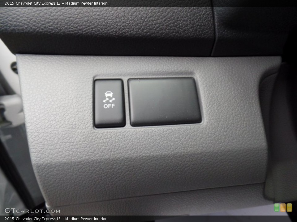 Medium Pewter Interior Controls for the 2015 Chevrolet City Express LS #100002865