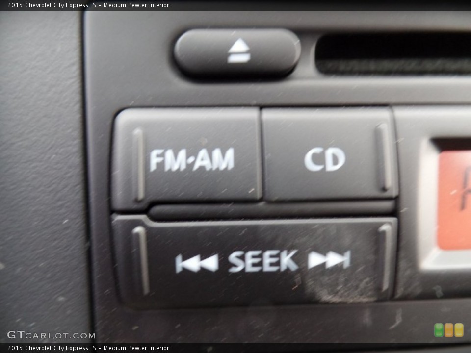Medium Pewter Interior Audio System for the 2015 Chevrolet City Express LS #100002967