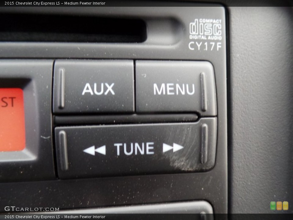 Medium Pewter Interior Audio System for the 2015 Chevrolet City Express LS #100002991