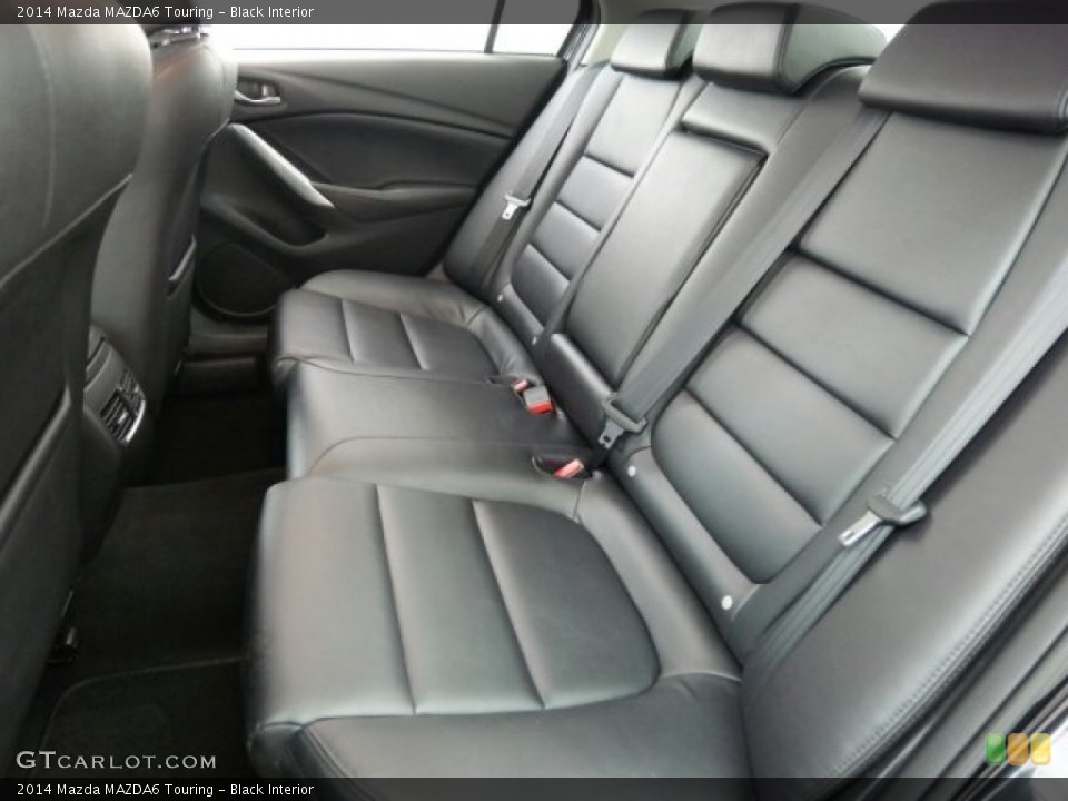 Black Interior Rear Seat for the 2014 Mazda MAZDA6 Touring #100004119