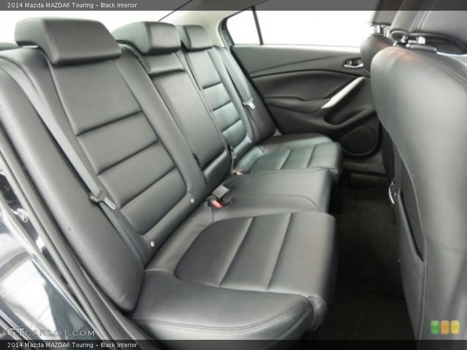 Black Interior Rear Seat for the 2014 Mazda MAZDA6 Touring #100004137