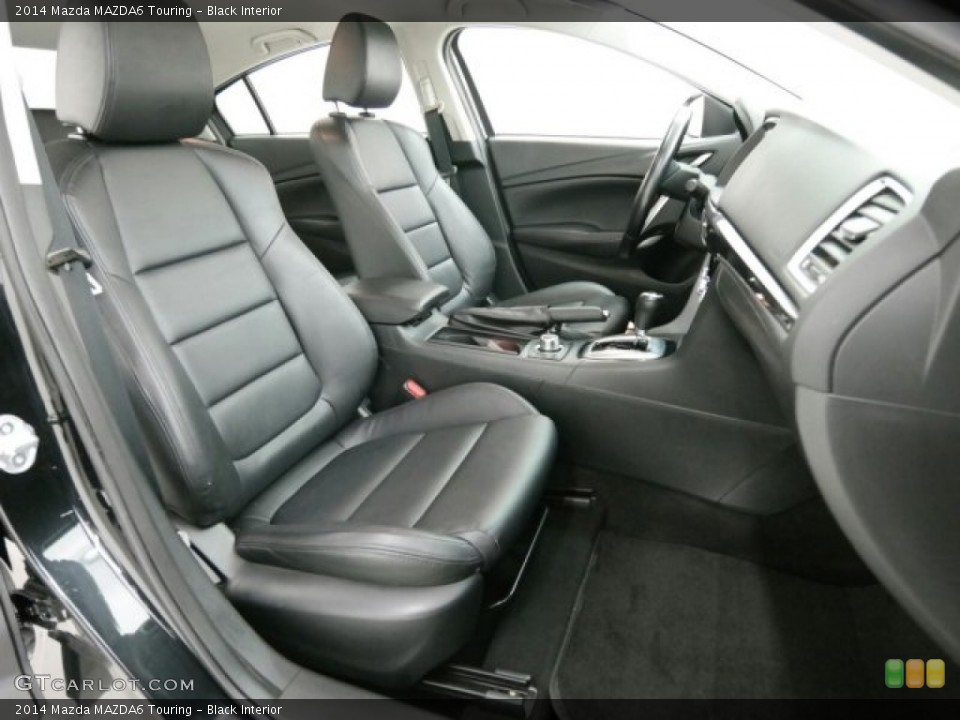 Black Interior Front Seat for the 2014 Mazda MAZDA6 Touring #100004158