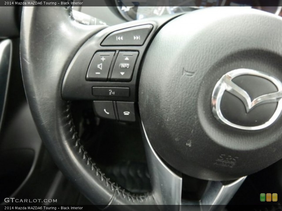 Black Interior Controls for the 2014 Mazda MAZDA6 Touring #100004239