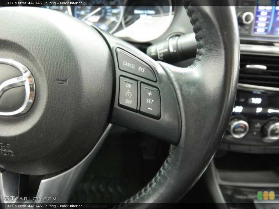 Black Interior Controls for the 2014 Mazda MAZDA6 Touring #100004257