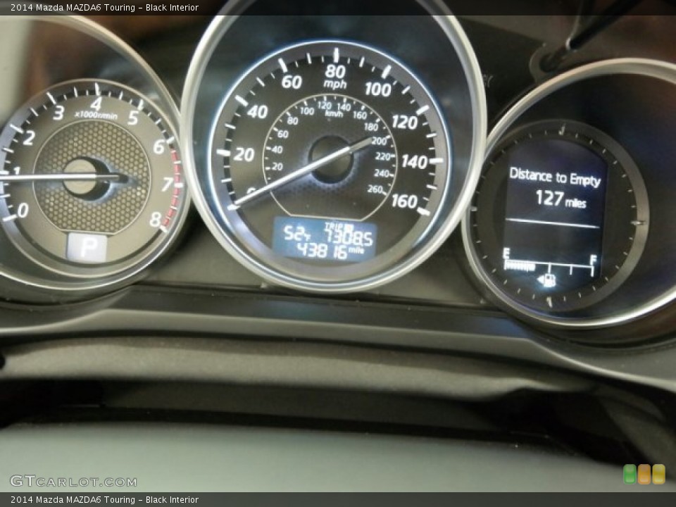 Black Interior Gauges for the 2014 Mazda MAZDA6 Touring #100004320
