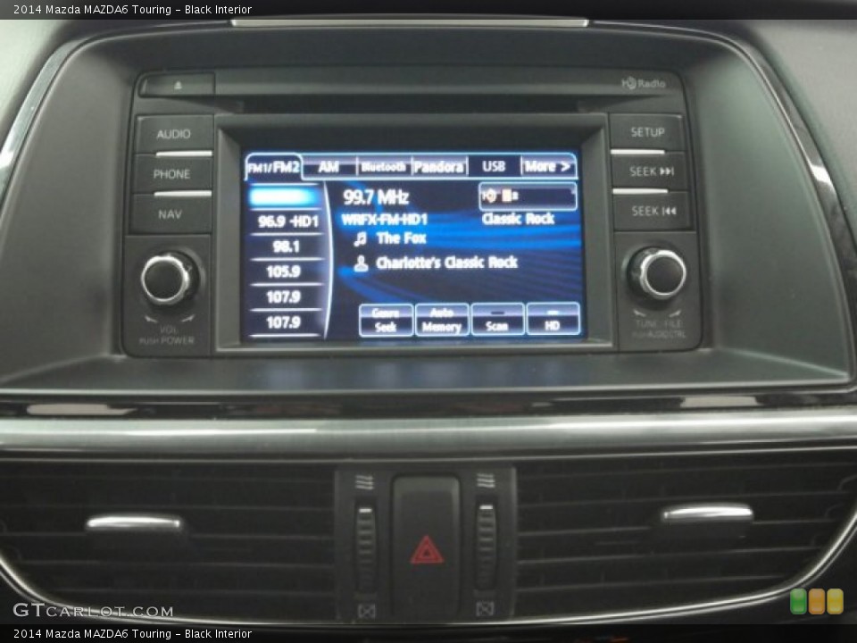 Black Interior Controls for the 2014 Mazda MAZDA6 Touring #100004367