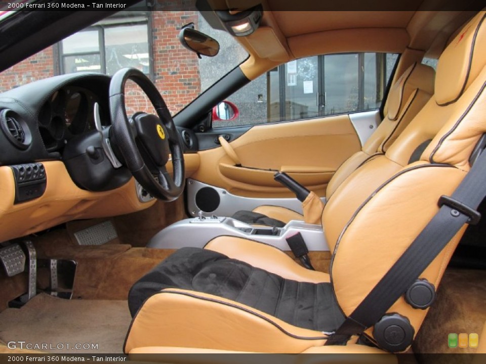 Tan Interior Front Seat for the 2000 Ferrari 360 Modena #100004705
