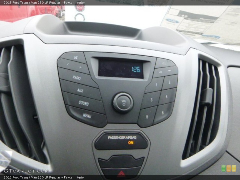 Pewter Interior Controls for the 2015 Ford Transit Van 250 LR Regular #100010719