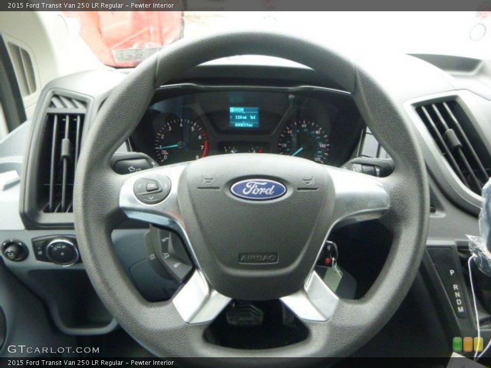 Pewter Interior Steering Wheel for the 2015 Ford Transit Van 250 LR Regular #100010782