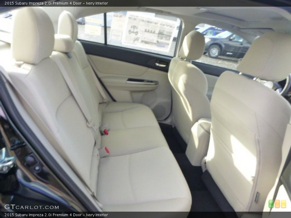 Ivory Interior Rear Seat for the 2015 Subaru Impreza 2.0i Premium 4 Door #100014109