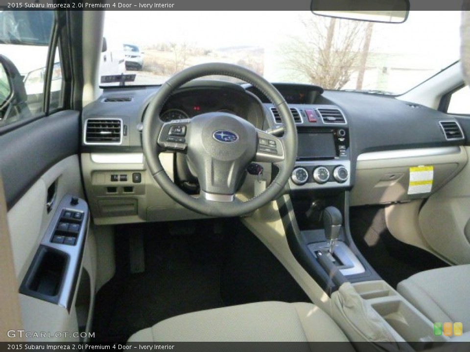 Ivory Interior Prime Interior for the 2015 Subaru Impreza 2.0i Premium 4 Door #100014139