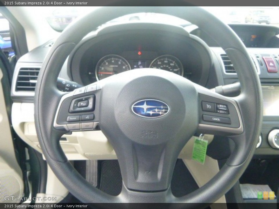 Ivory Interior Steering Wheel for the 2015 Subaru Impreza 2.0i 4 Door #100014859