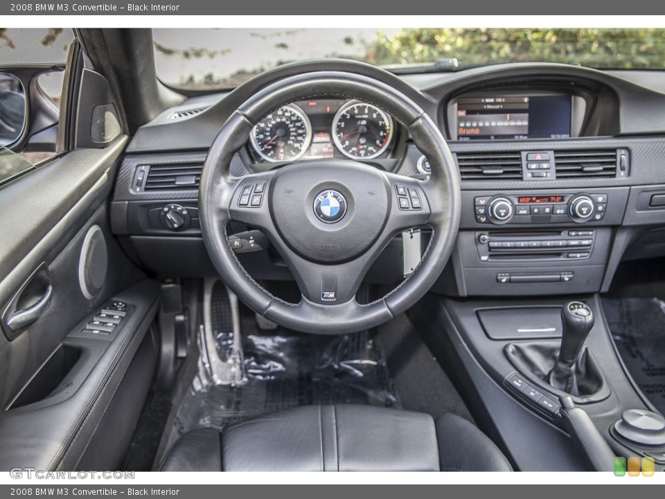 Black Interior Photo for the 2008 BMW M3 Convertible #100016259