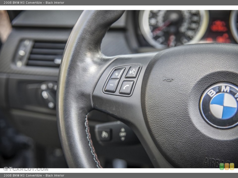 Black Interior Controls for the 2008 BMW M3 Convertible #100016518