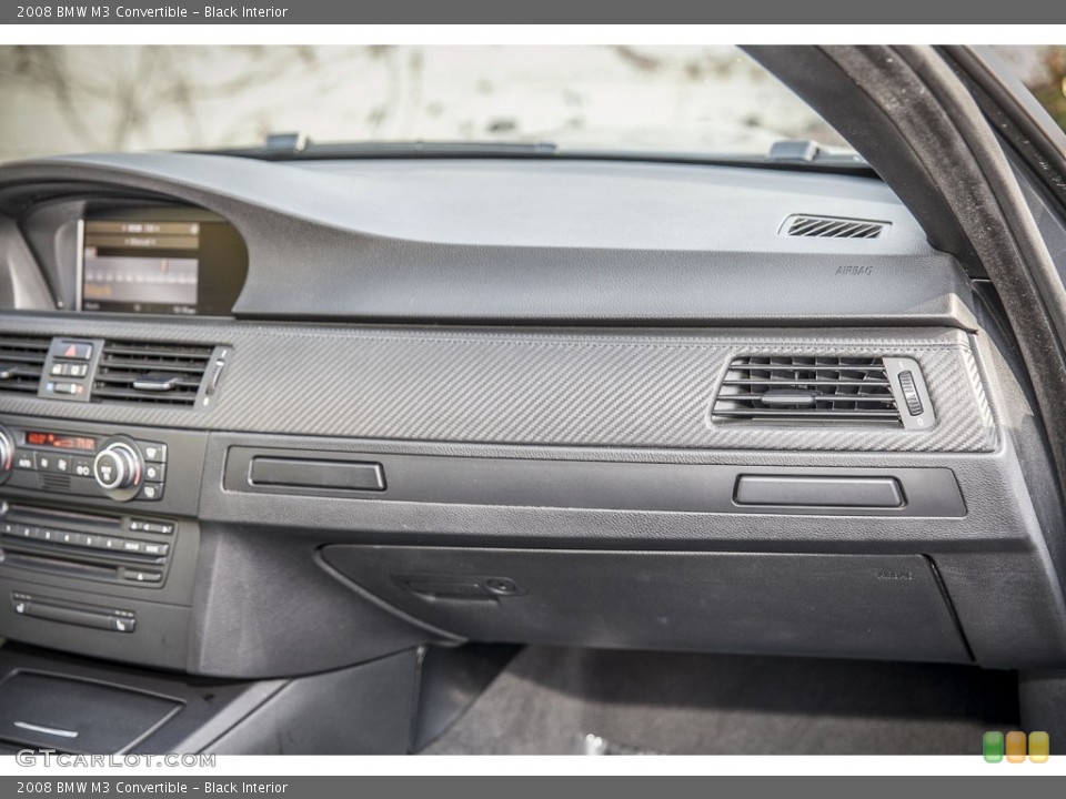Black Interior Dashboard for the 2008 BMW M3 Convertible #100016602