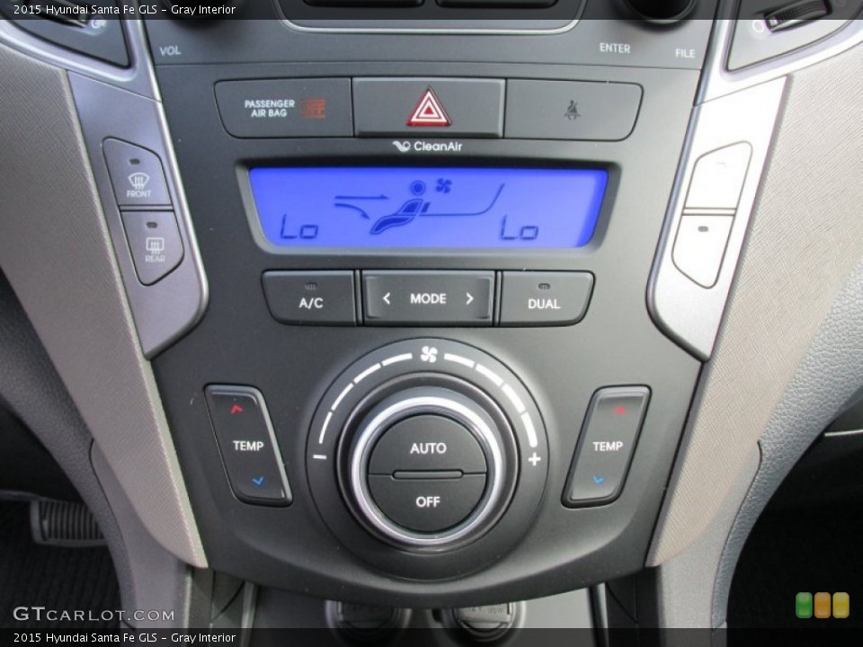 Gray Interior Controls for the 2015 Hyundai Santa Fe GLS #100020076