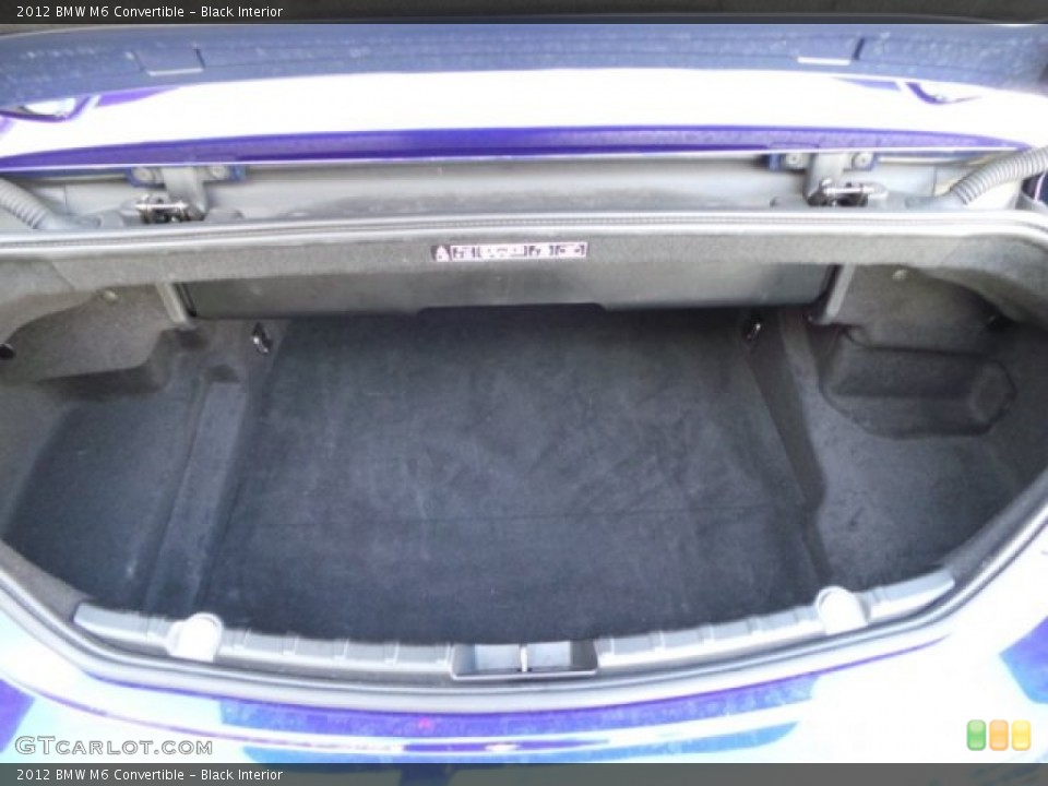 Black Interior Trunk for the 2012 BMW M6 Convertible #100020478