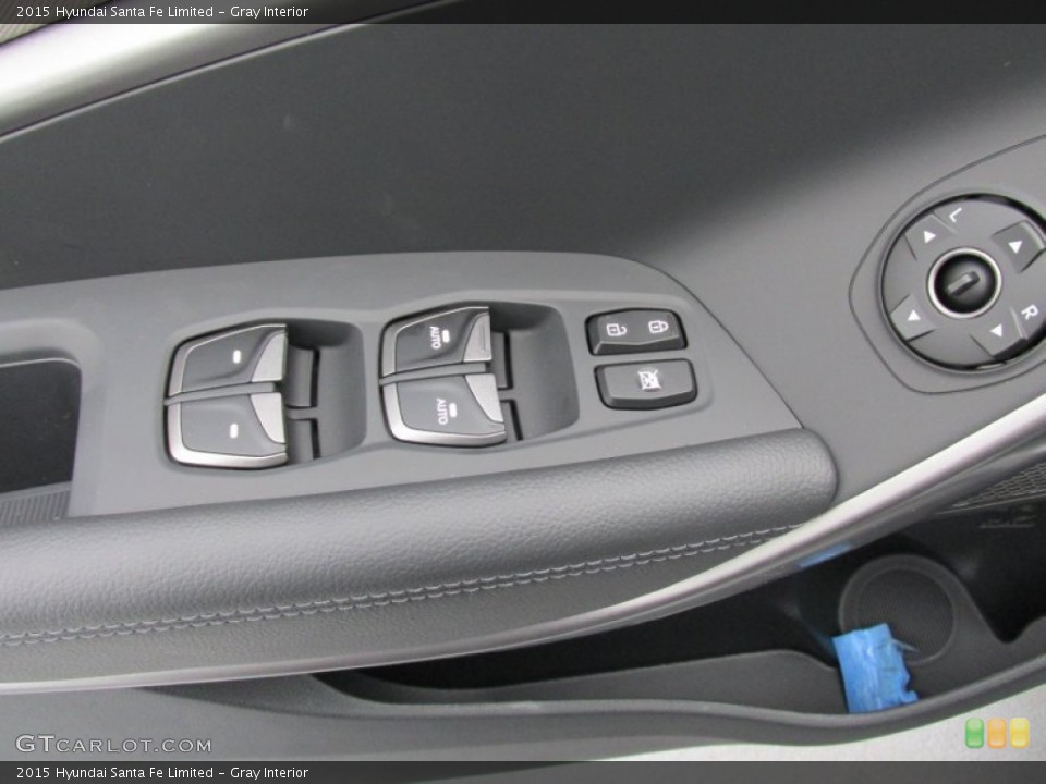 Gray Interior Controls for the 2015 Hyundai Santa Fe Limited #100020487