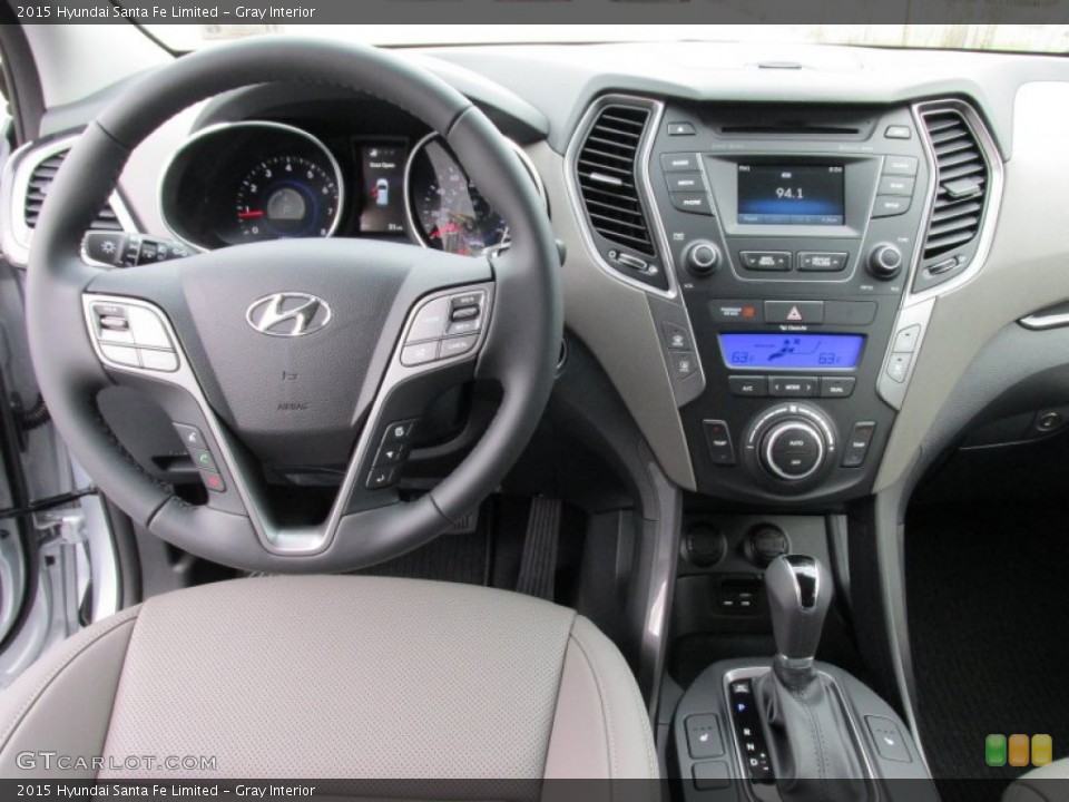 Gray Interior Dashboard for the 2015 Hyundai Santa Fe Limited #100020526