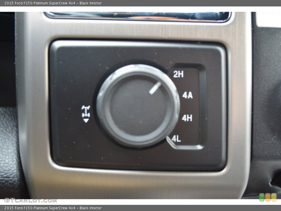 Black Interior Controls for the 2015 Ford F150 Platinum SuperCrew 4x4 #100032026