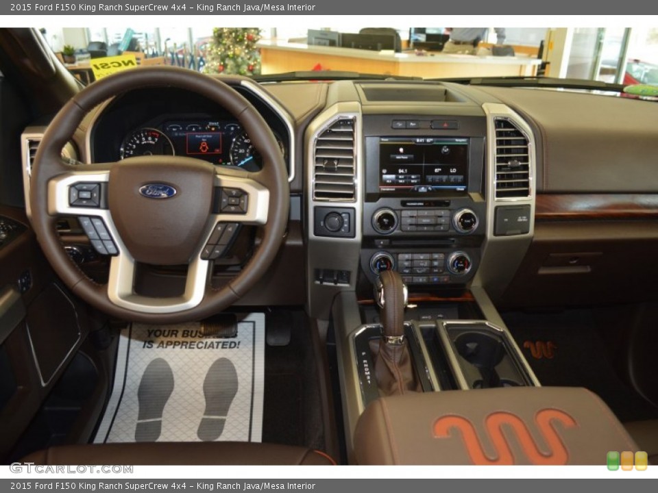 King Ranch Java/Mesa Interior Dashboard for the 2015 Ford F150 King Ranch SuperCrew 4x4 #100032500