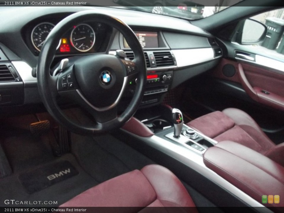Chateau Red Interior Front Seat for the 2011 BMW X6 xDrive35i #100032545