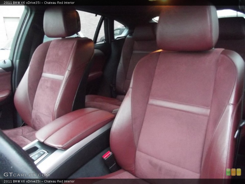 Chateau Red Interior Front Seat for the 2011 BMW X6 xDrive35i #100032569