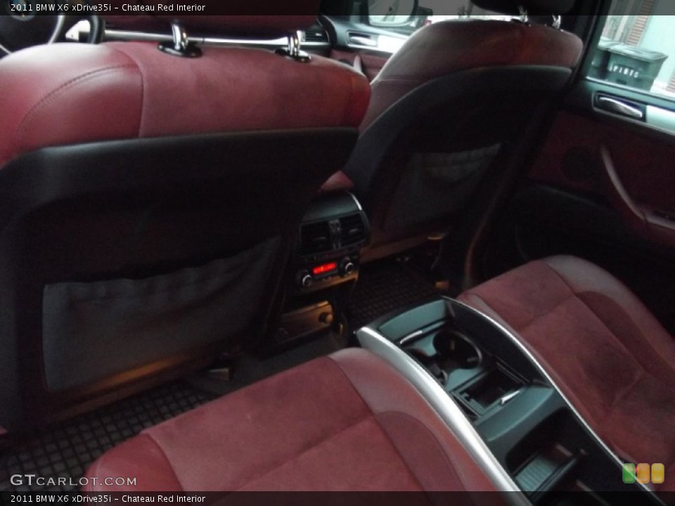 Chateau Red Interior Rear Seat for the 2011 BMW X6 xDrive35i #100032595
