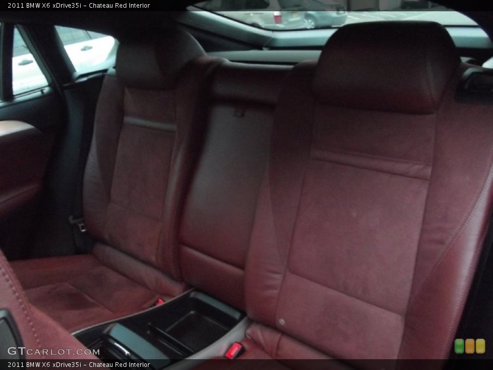 Chateau Red Interior Rear Seat for the 2011 BMW X6 xDrive35i #100032615