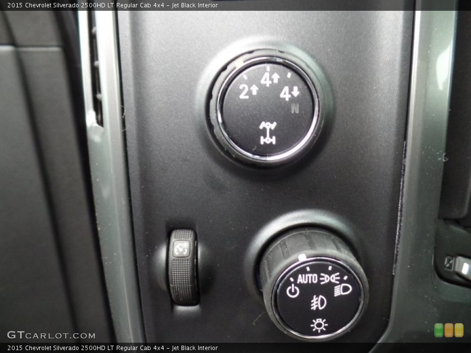 Jet Black Interior Controls for the 2015 Chevrolet Silverado 2500HD LT Regular Cab 4x4 #100039445