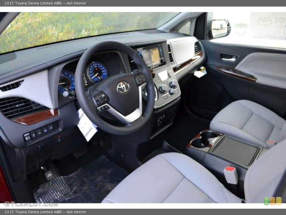 Ash Interior Prime Interior for the 2015 Toyota Sienna Limited AWD #100041747