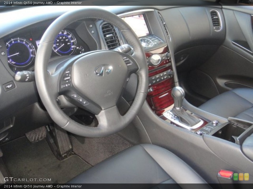 Graphite Interior Photo for the 2014 Infiniti QX50 Journey AWD #100042043