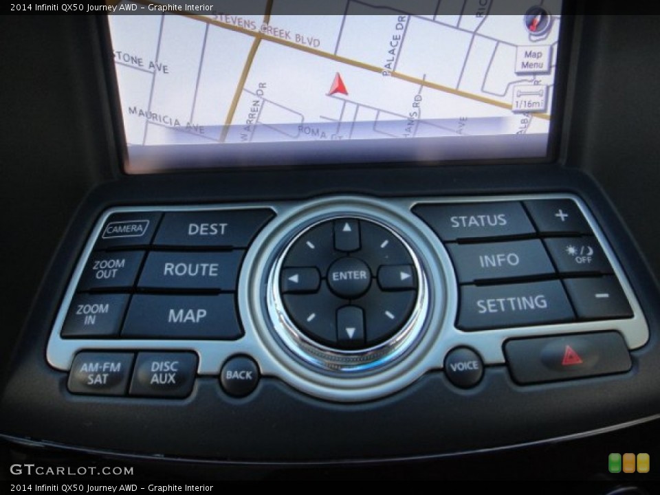 Graphite Interior Navigation for the 2014 Infiniti QX50 Journey AWD #100042349