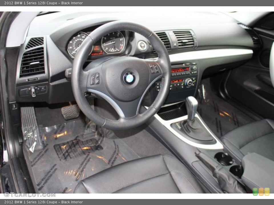 Black Interior Photo for the 2012 BMW 1 Series 128i Coupe #100060592