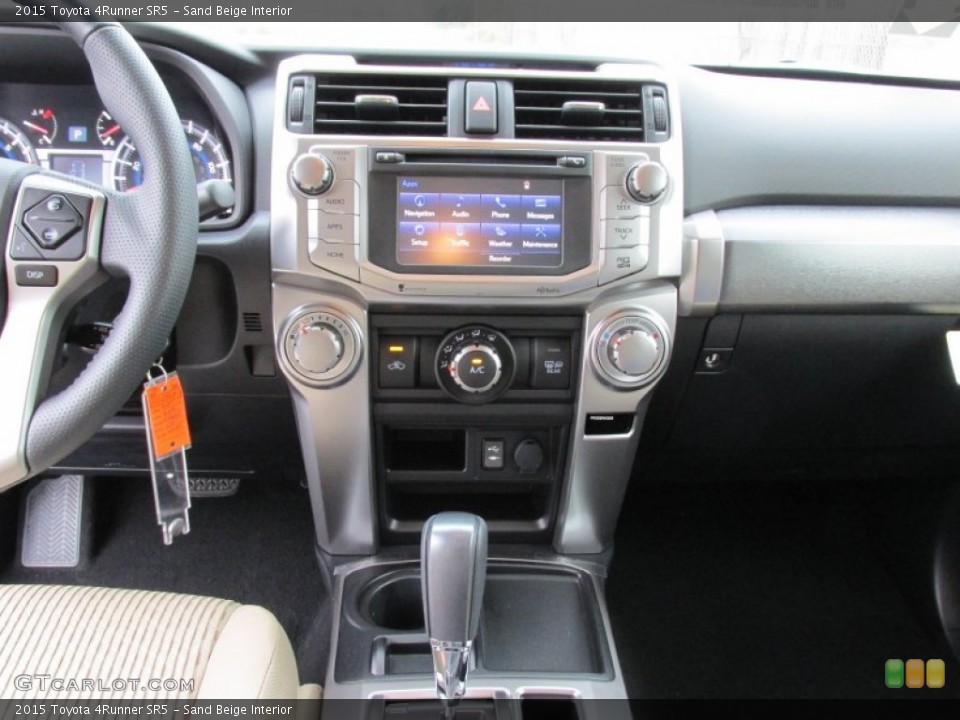Sand Beige Interior Controls for the 2015 Toyota 4Runner SR5 #100066193