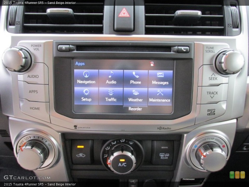 Sand Beige Interior Controls for the 2015 Toyota 4Runner SR5 #100066202