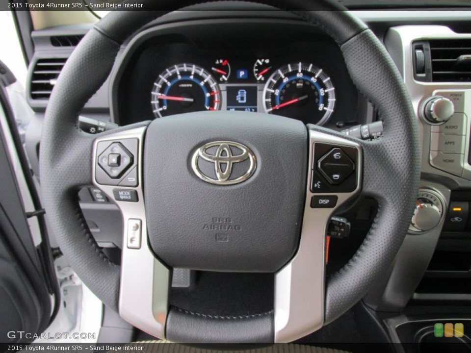Sand Beige Interior Steering Wheel for the 2015 Toyota 4Runner SR5 #100066238