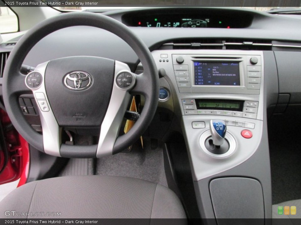 Dark Gray Interior Dashboard for the 2015 Toyota Prius Two Hybrid #100066754