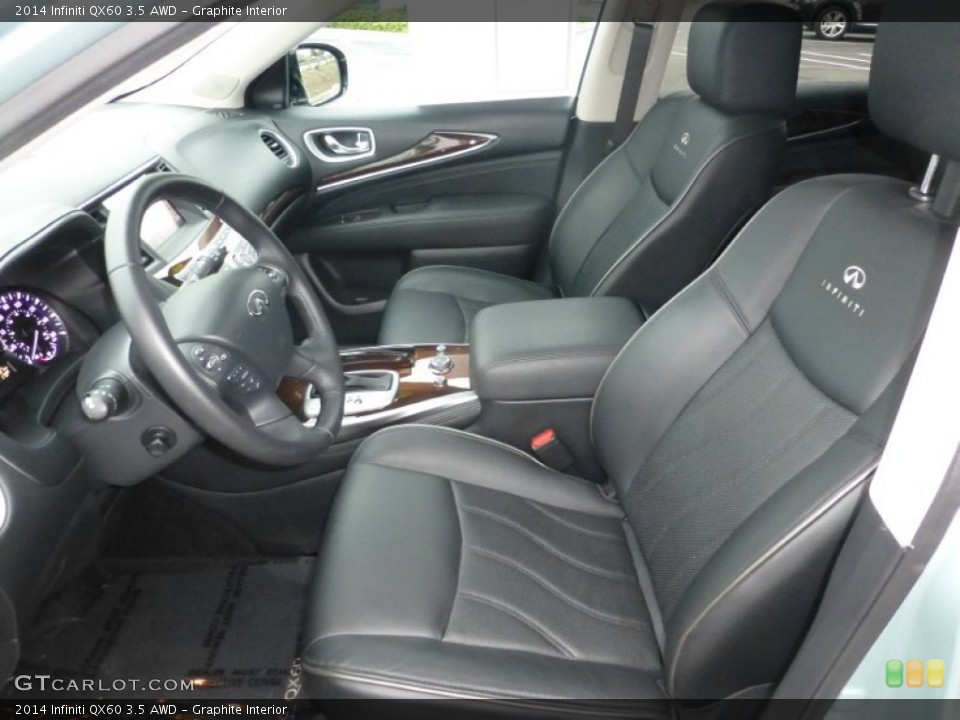 Graphite Interior Photo for the 2014 Infiniti QX60 3.5 AWD #100079035